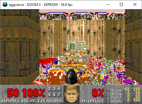 DOOM II rainbow floor