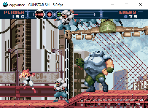 Gunstar Super Heroes without render cycle limit