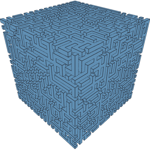 Maze created using Prim's algorithm